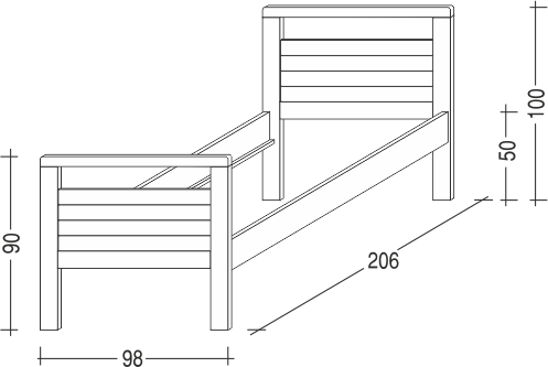 THEO PEČOVATELSKÉ LŮŽKO Bílé