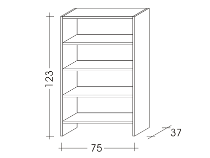 Komoda BETA policová