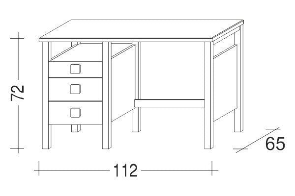Psací stůl HENRY I