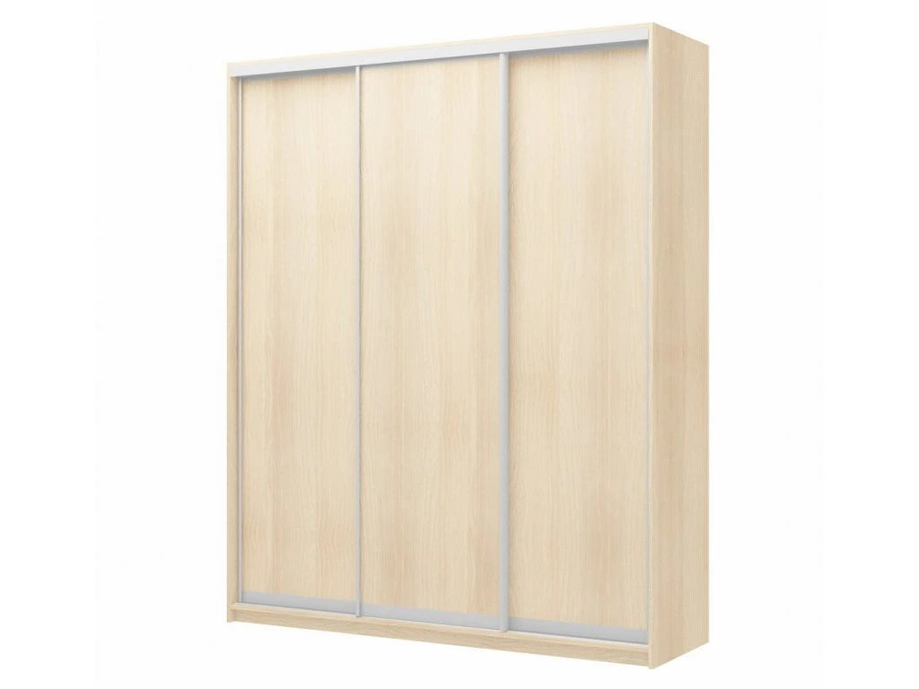 Skříň KAIRA šíře 240 cm, 3 dvéřová, posuvné dveře se zrcadly nebo bez