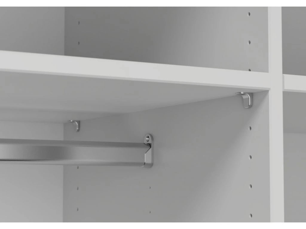 Skříň KAIRA šíře 260 cm, 3 dvéřová, posuvné dveře se zrcadly nebo bez