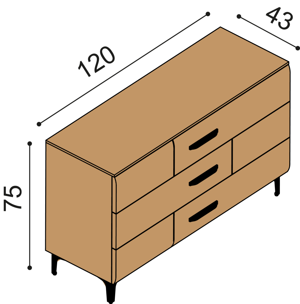 Komoda TEDA
