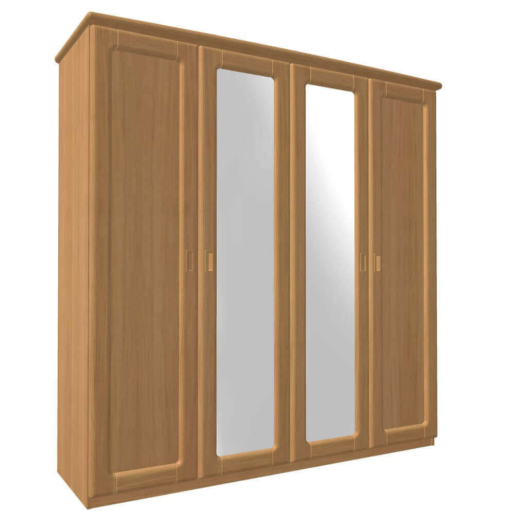 Skříň REBEKA 4 dvéřová se zrcadly