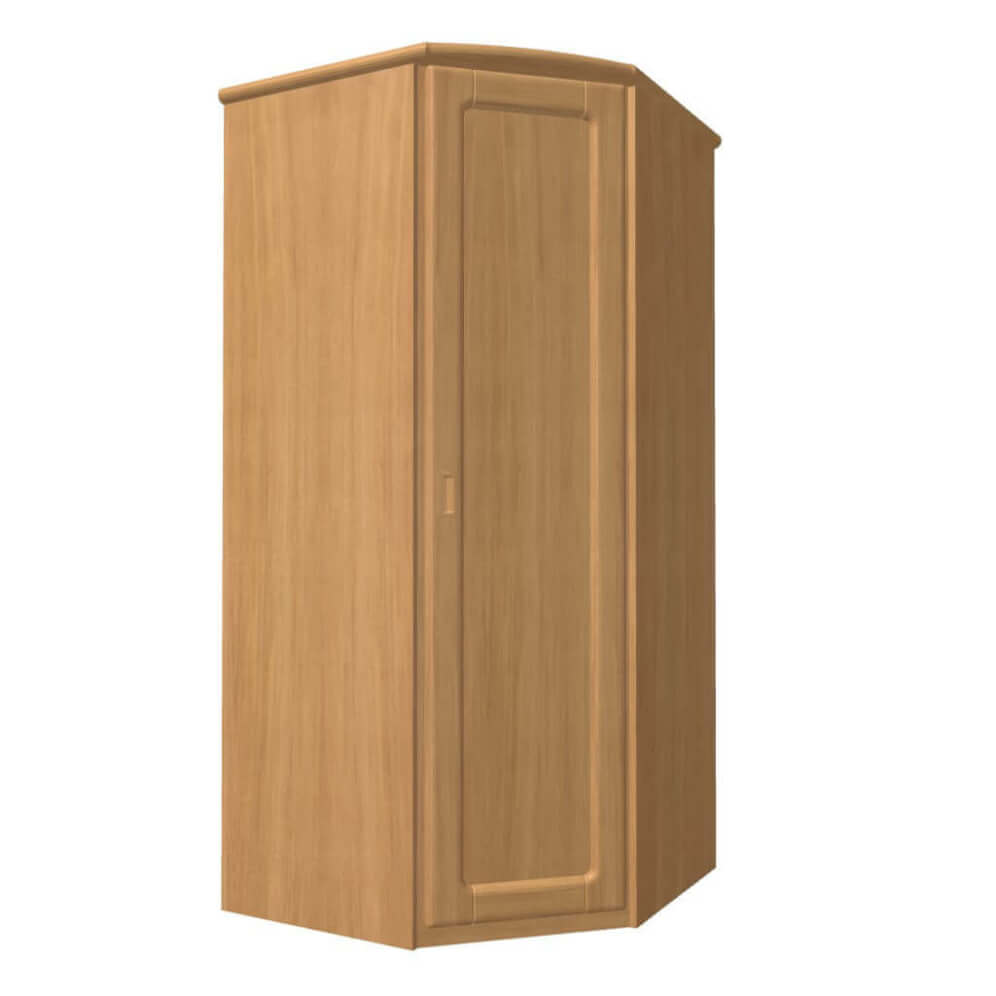 Skříň rohová REBEKA 1 dvéřová s šatní tyčí