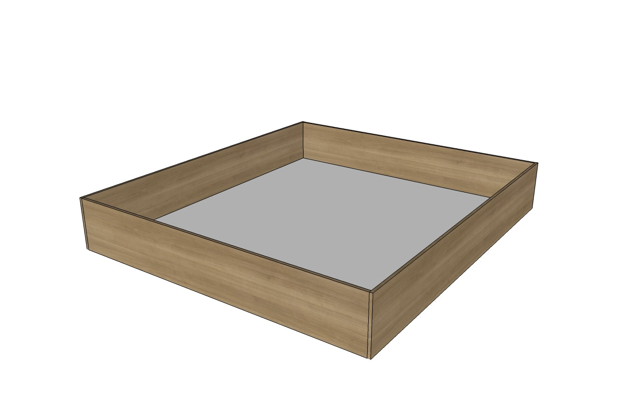 Úložný prostor Standard pod postel - Dýha buk