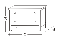 Komoda II velká ANNY