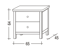 Komoda II malá ANNY