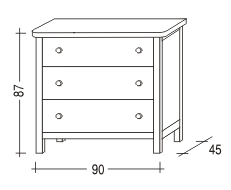 Komoda III velká ANNY