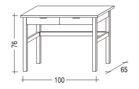 Stůl zásuvkový MARIO