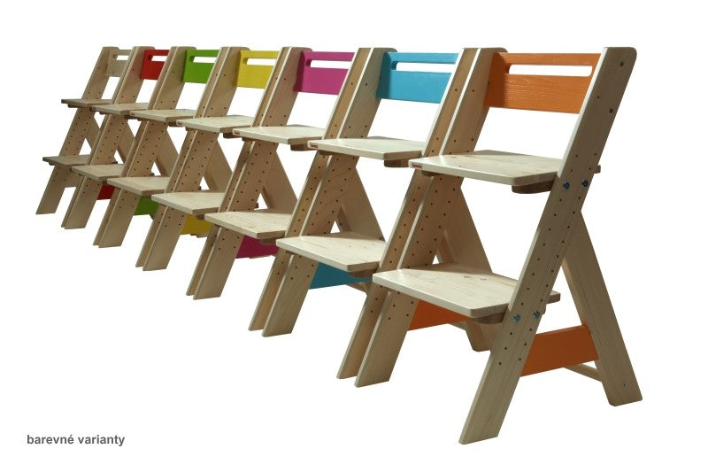 Rostoucí židle ZUZU přírodní