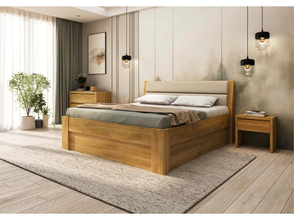 KALLIOPE II.  s čalouněným čelem - Buk průběžný čistý