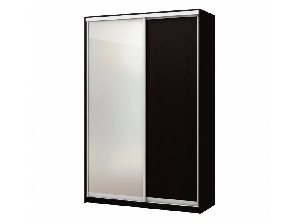 Skříň KAIRA šíře 130 cm - 2 dvéřová - posuvné dveře se zrcadly nebo bez