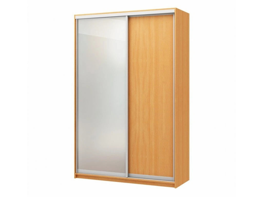 Skříň KAIRA šíře 130 cm - 2 dvéřová - posuvné dveře se zrcadly nebo bez