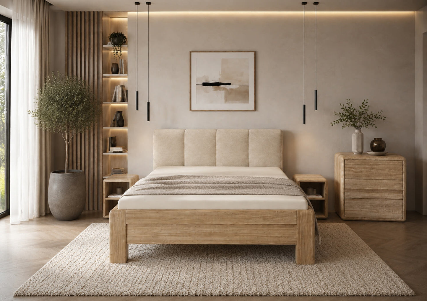 AKIMA FABRIC - Buk průběžný čistý