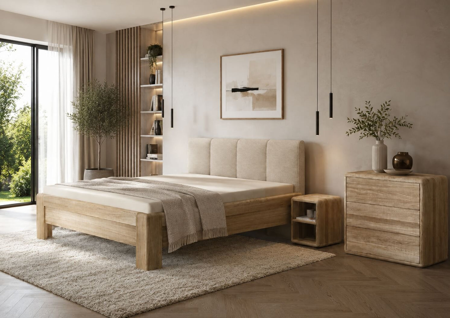 AKIMA FABRIC - Buk průběžný čistý