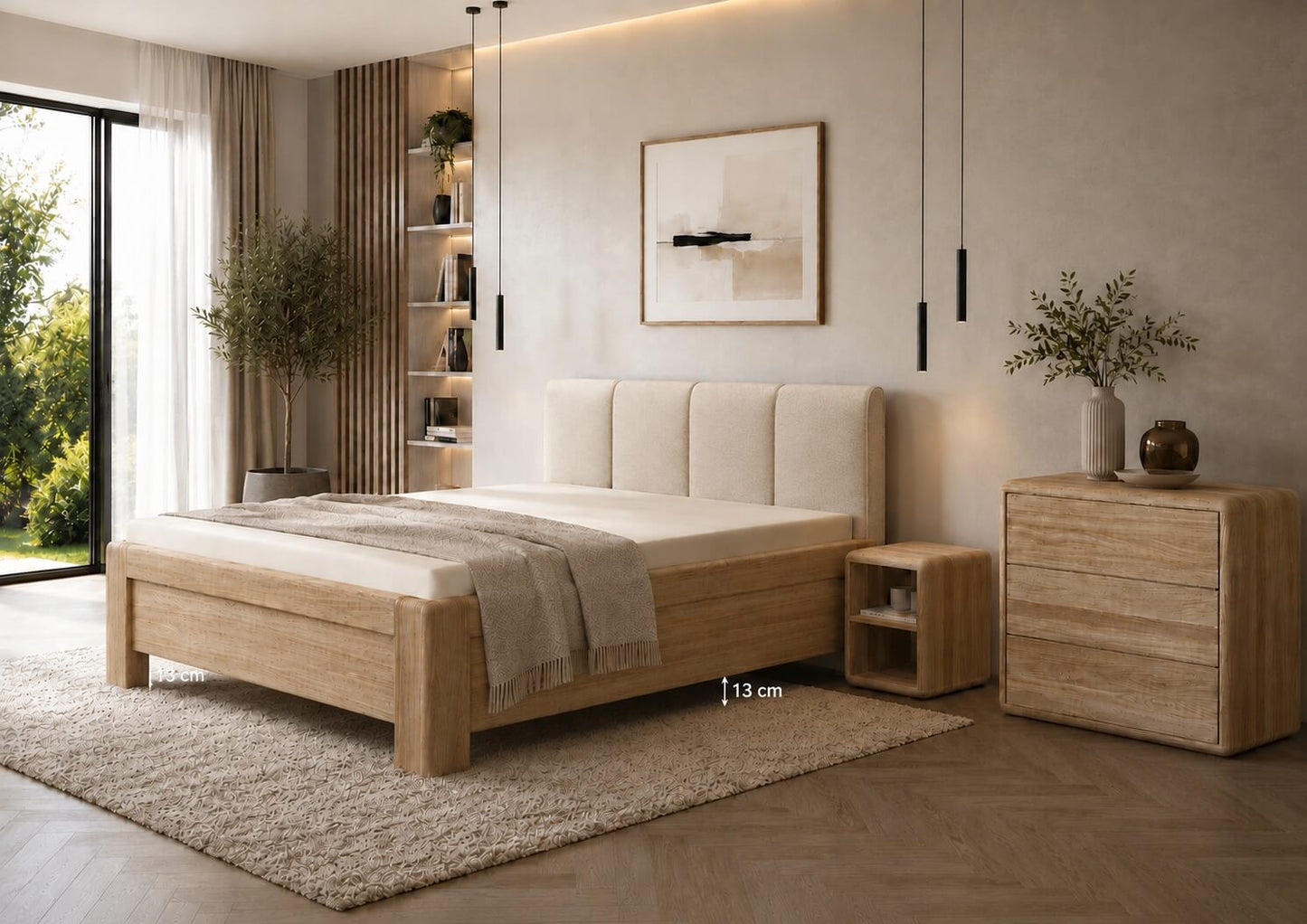 AKIMA FABRIC - Buk průběžný čistý