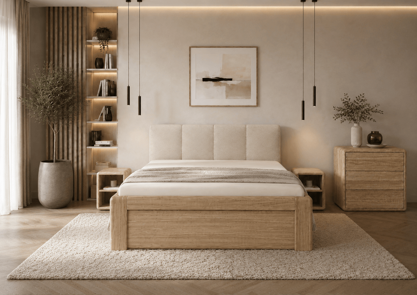 AKIMA FABRIC - Buk průběžný čistý