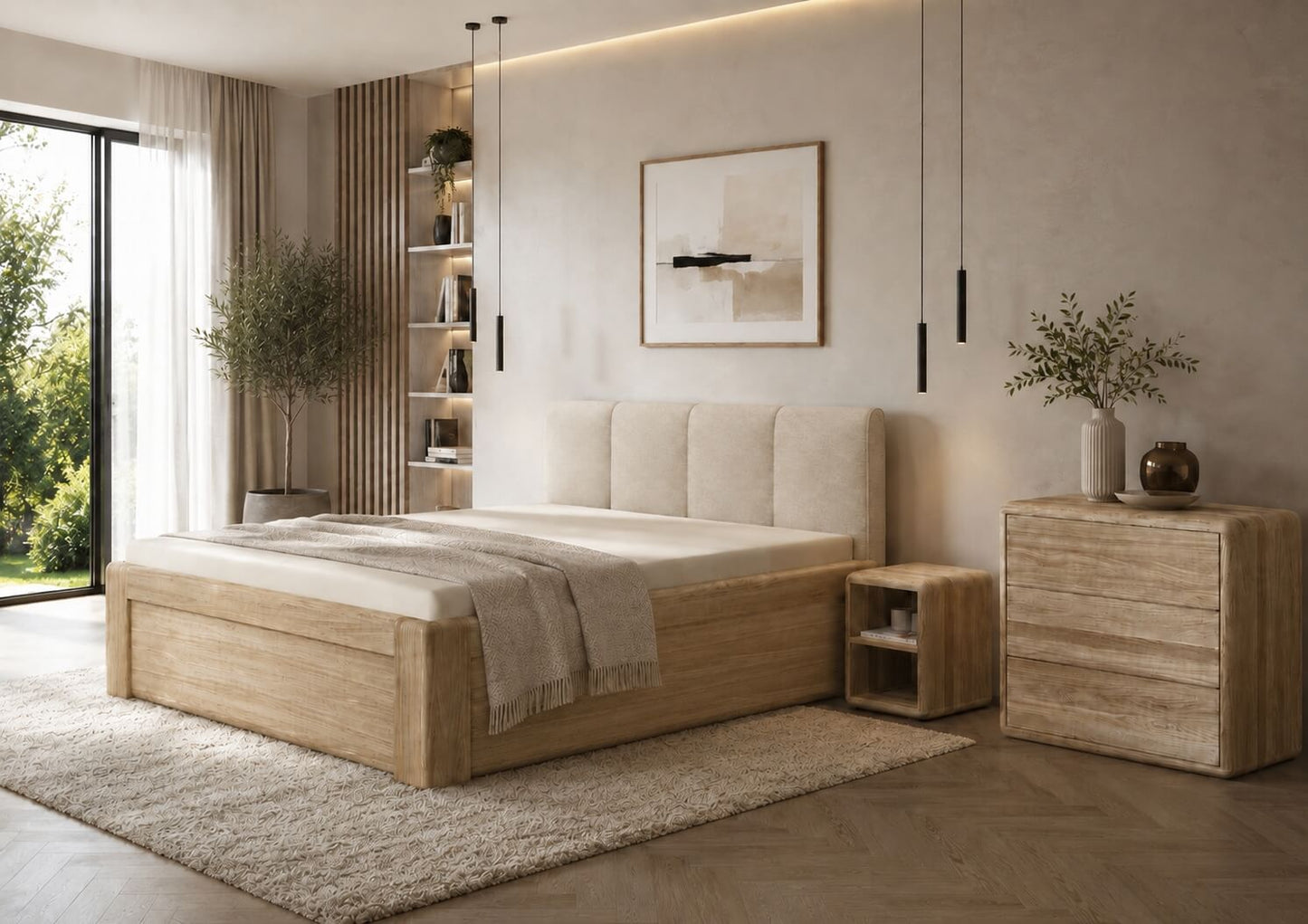 AKIMA FABRIC - Buk průběžný čistý