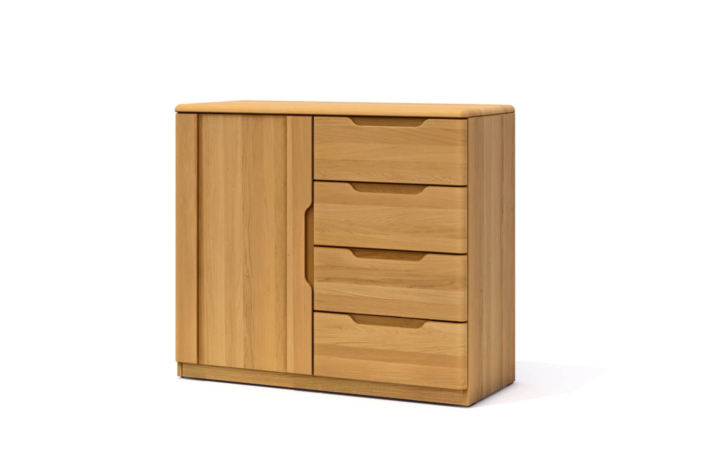 Komoda FLABO dvířka 4 zásuvky malé