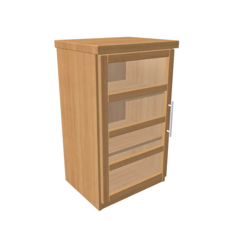 Komoda Ráchel 1 dvířka prosklená