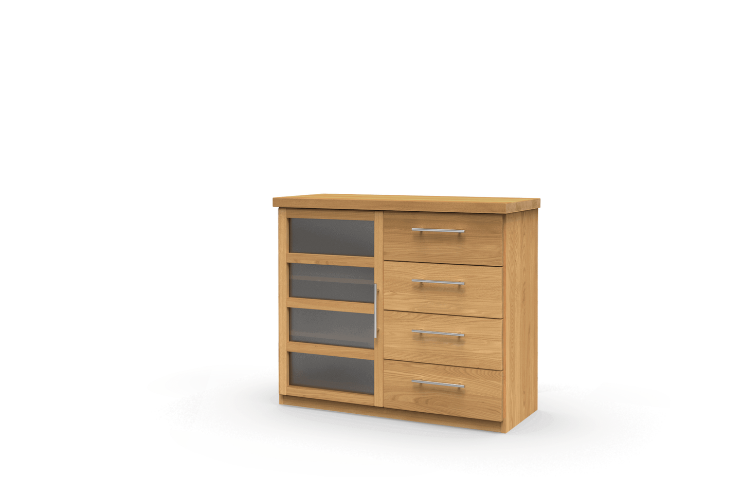 Komoda Ráchel 1 dvířka 4 zásuvky malé