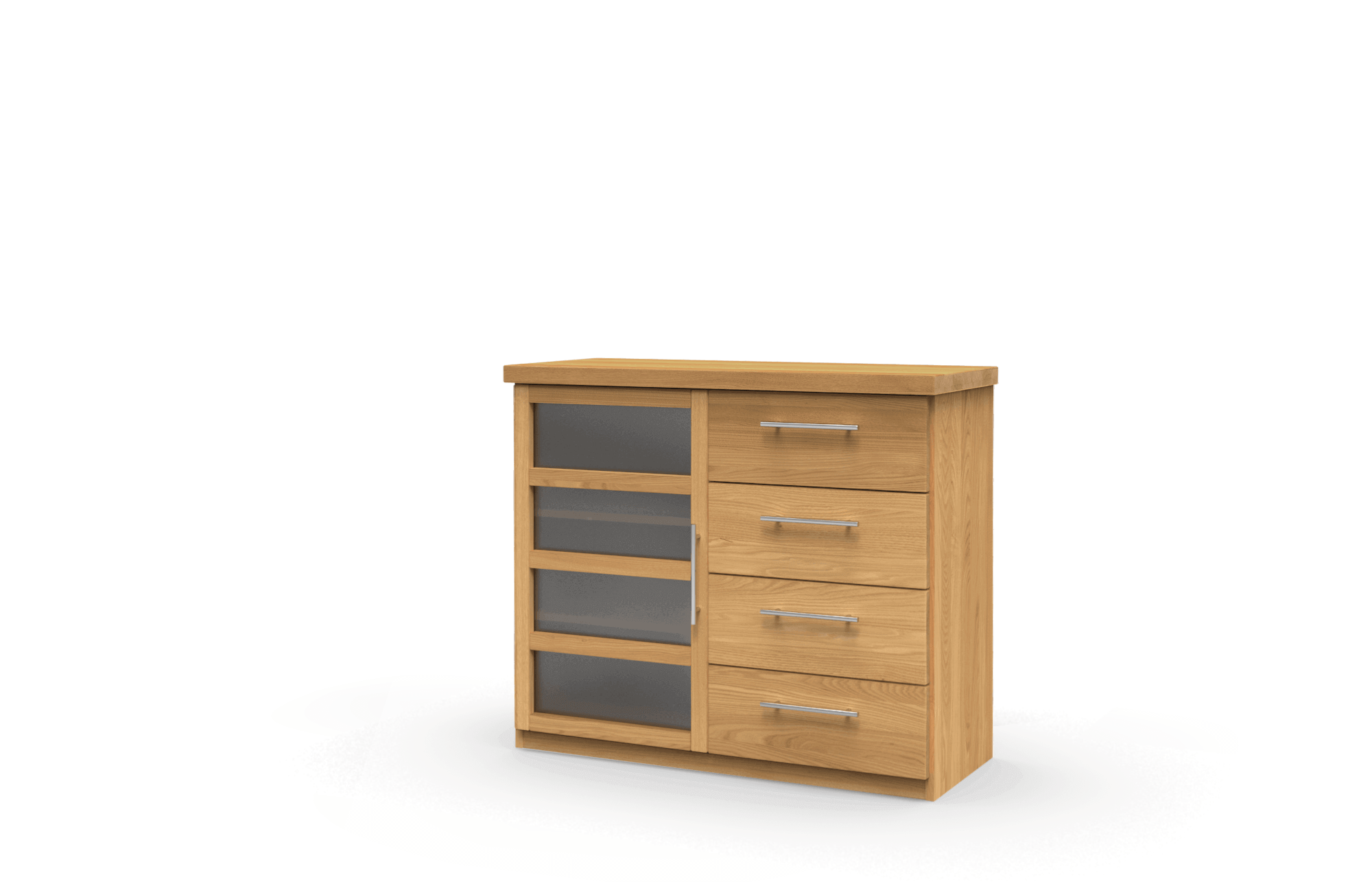 Komoda Ráchel 1 dvířka 4 zásuvky malé