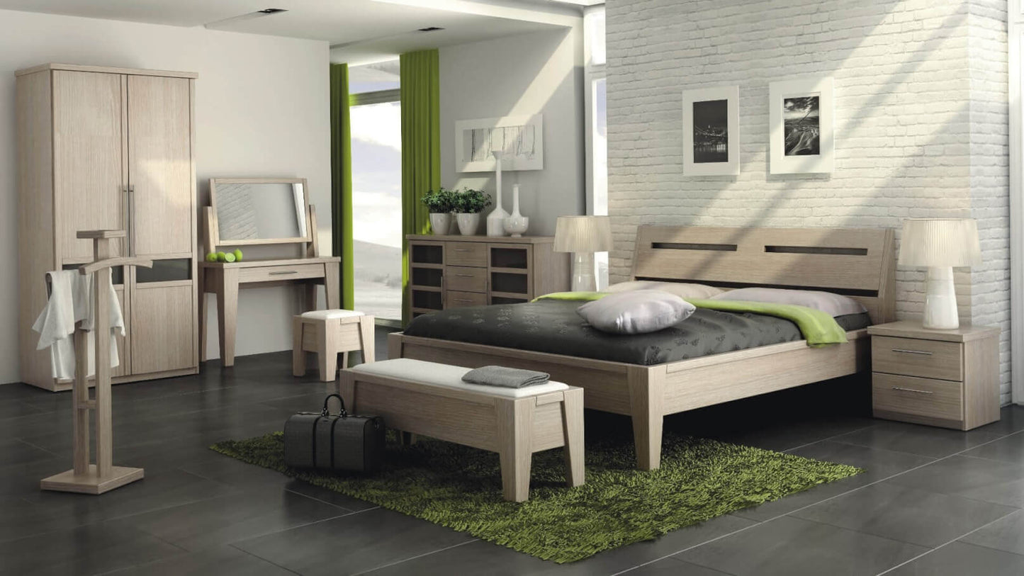 Noční stolek Ráchel 2 zásuvky