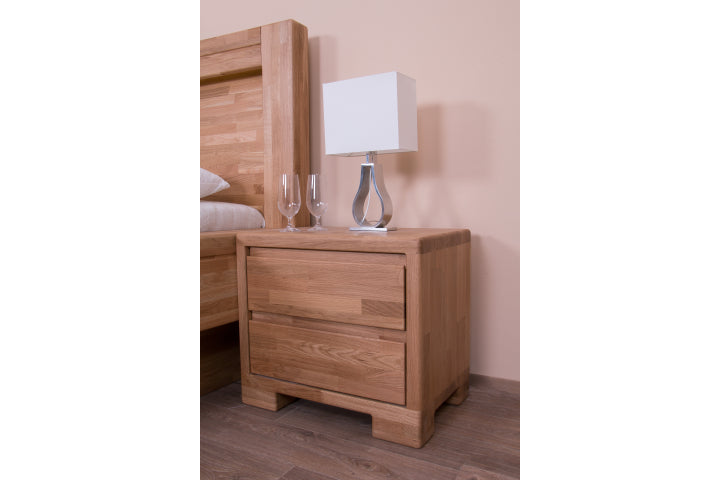 Noční stolek IMPERIA dvouzásuvkový