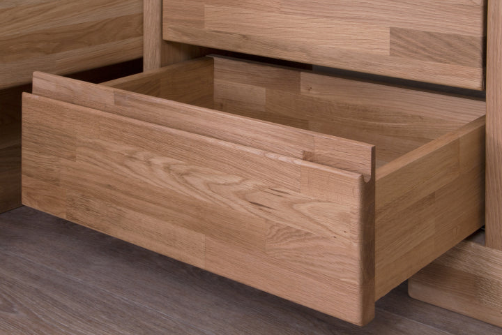 Noční stolek IMPERIA dvouzásuvkový