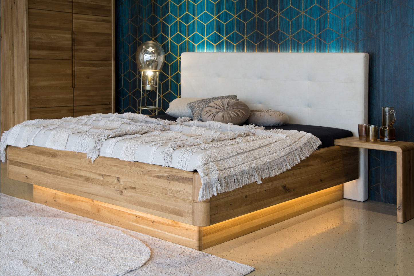 FANTAZIE GRANDE čelo čalouněné s úložným prostorem