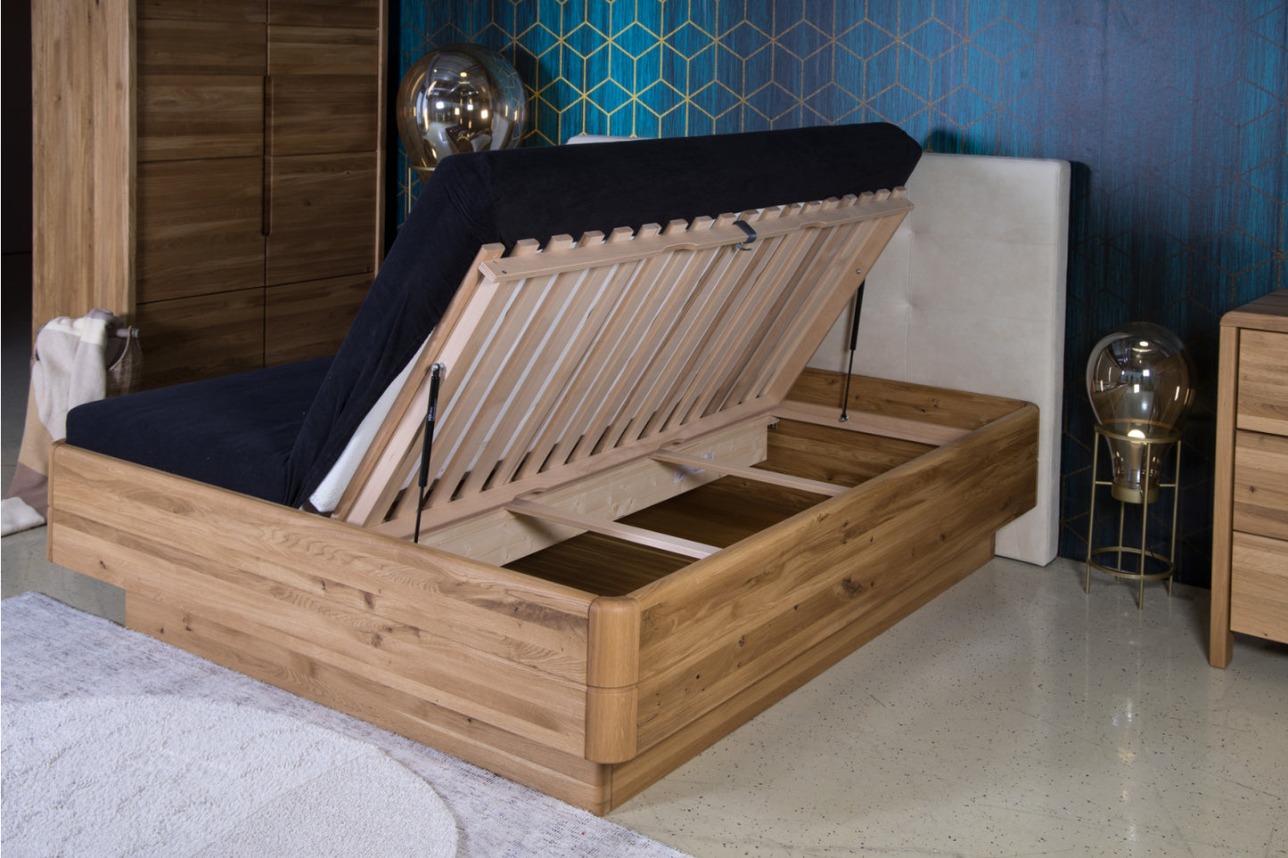 FANTAZIE GRANDE čelo čalouněné s úložným prostorem