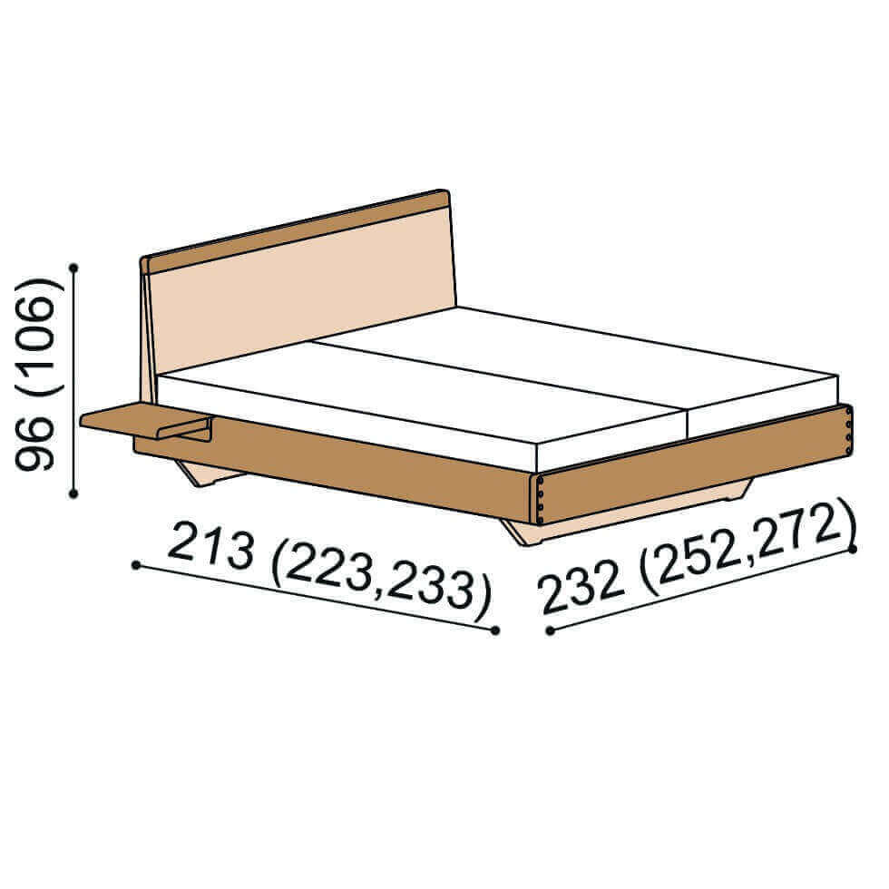 AMANTA s úložným prostorem zvýšená verze