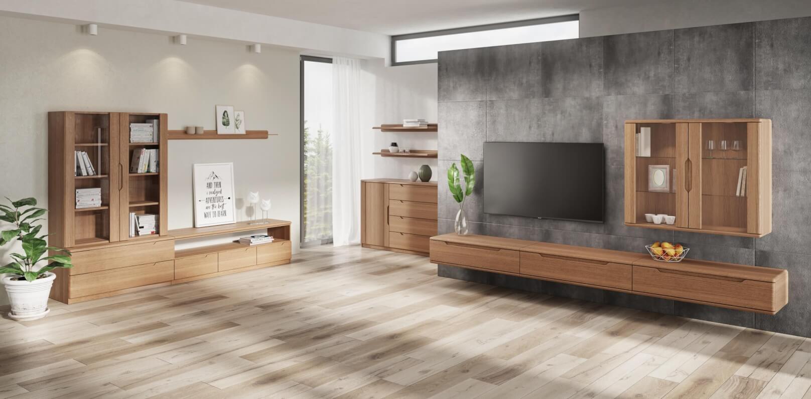 Komoda FLABO 2 dvířka plná vysoká