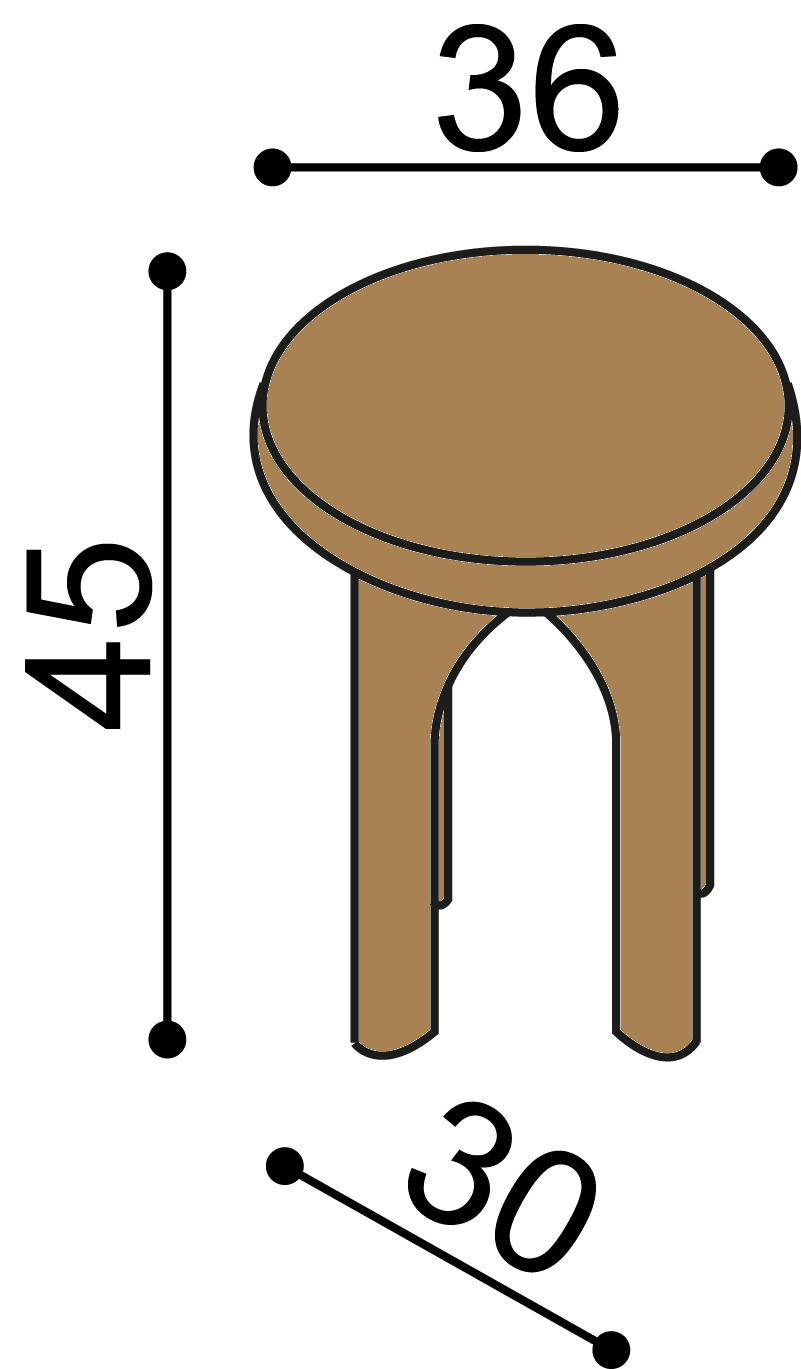 Stolička k toaletnímu stolku REBEKA